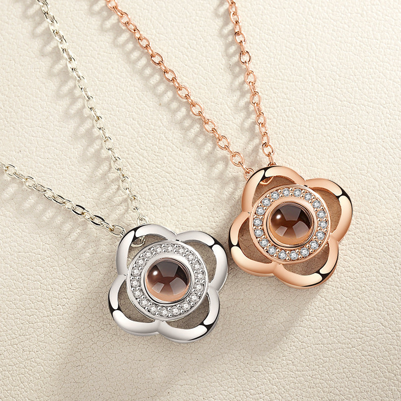 Universal Love Necklace (100 Languages Projection)