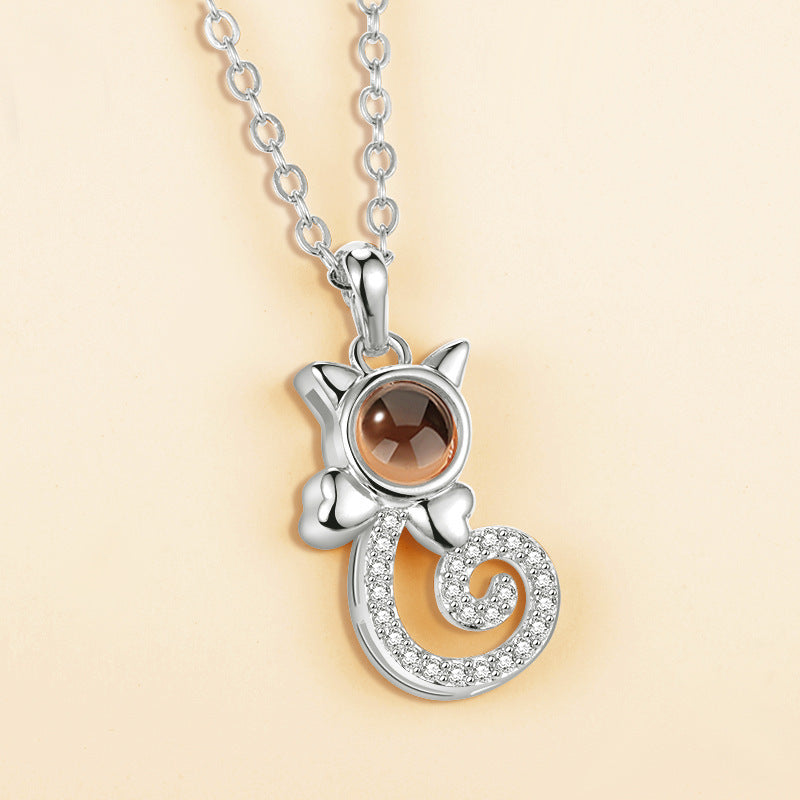 Universal Love Necklace (100 Languages Projection)