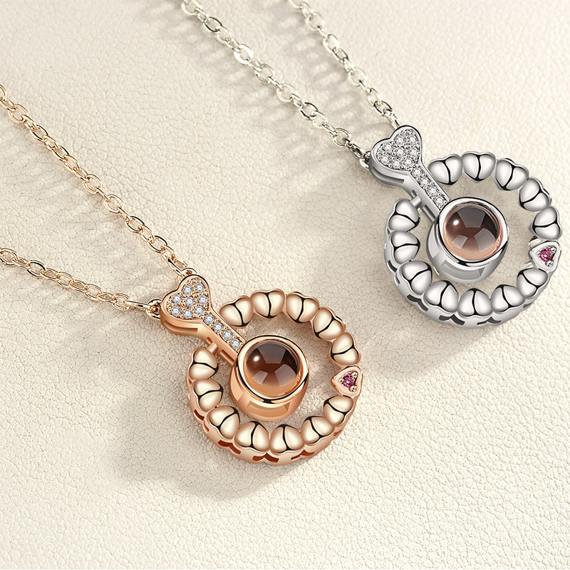 Universal Love Necklace (100 Languages Projection)