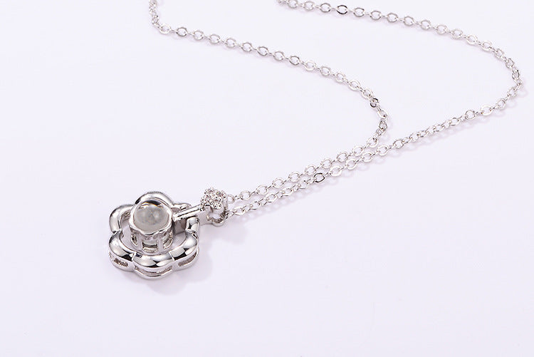Universal Love Necklace (100 Languages Projection)