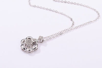 Universal Love Necklace (100 Languages Projection)