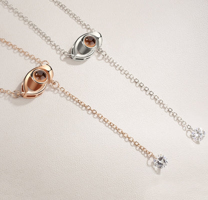 Universal Love Necklace (100 Languages Projection)