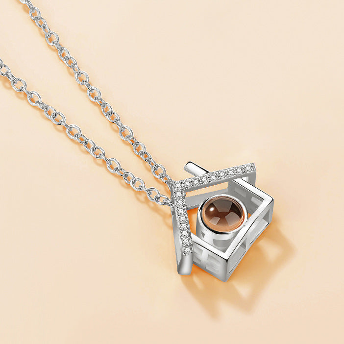Universal Love Necklace (100 Languages Projection)