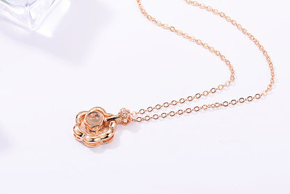 Universal Love Necklace (100 Languages Projection)