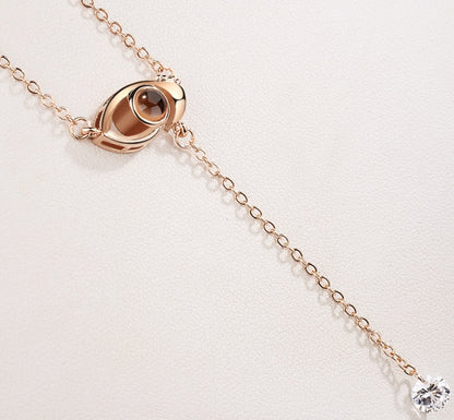 Universal Love Necklace (100 Languages Projection)