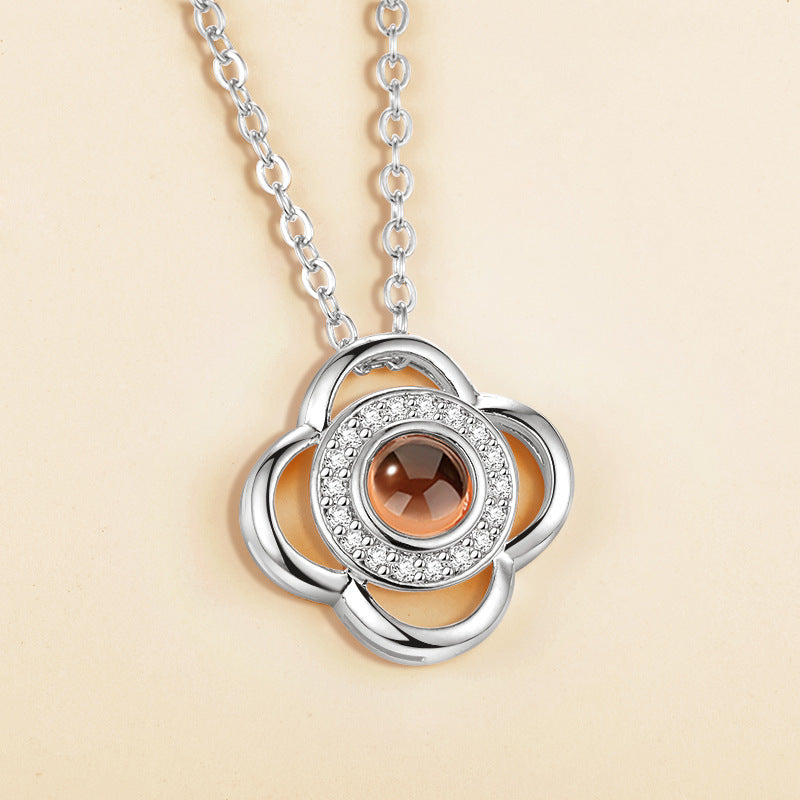 Universal Love Necklace (100 Languages Projection)