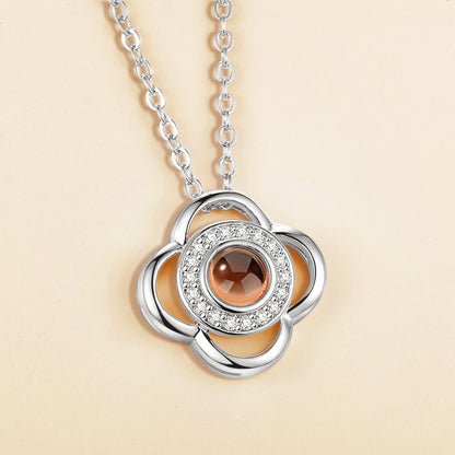 Universal Love Necklace (100 Languages Projection)