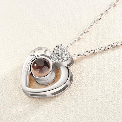 Universal Love Necklace (100 Languages Projection)